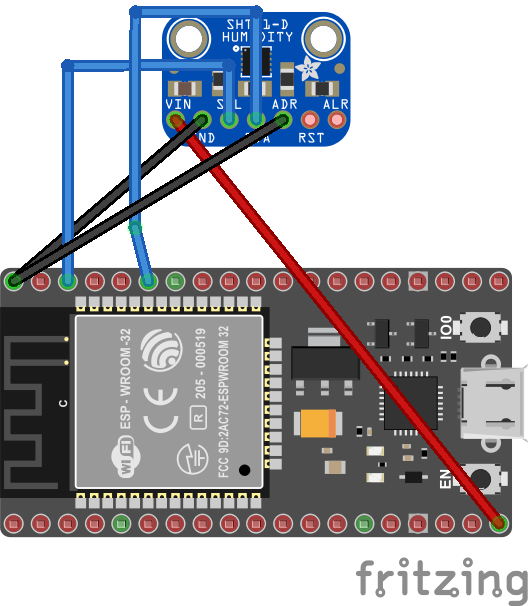 AHT20 Integrated Temperature And Humidity Sensor And ESP32, 52% OFF