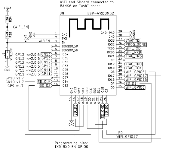 ESP32 schematic