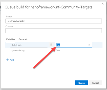 build community targets