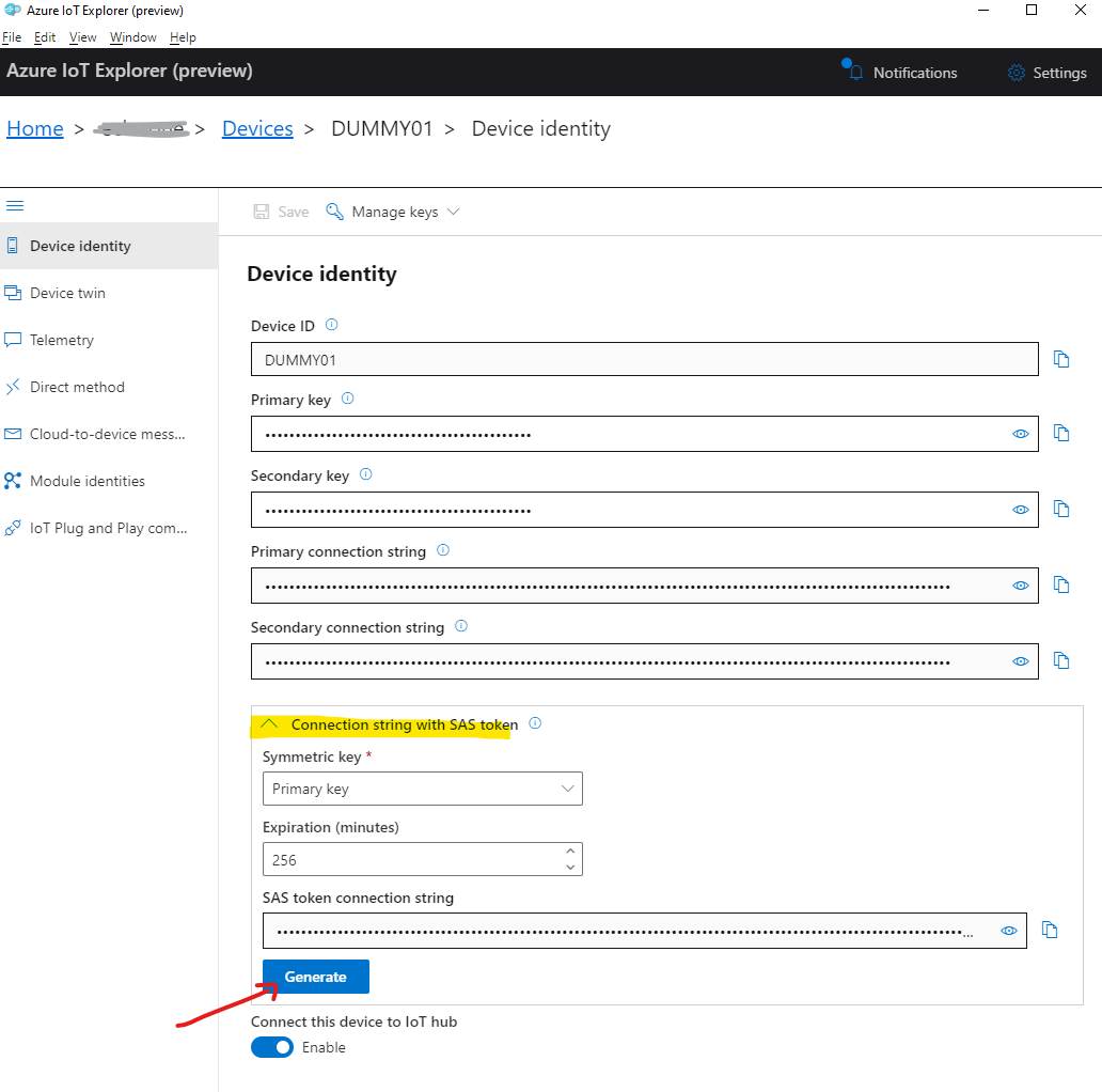 Azure IoT Explorer