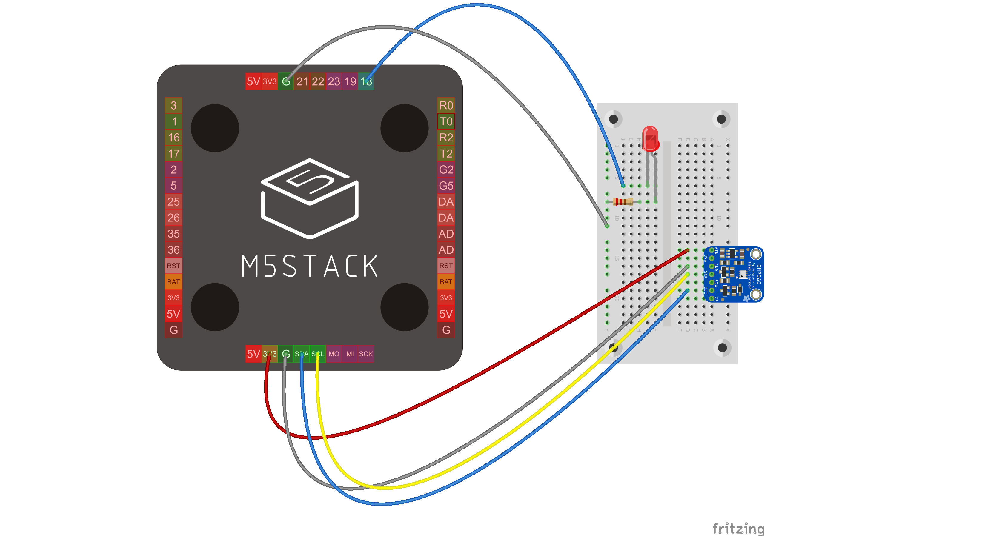 M5Stack with nanoFramework diagram